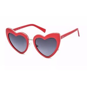 Guess Heart Red Sunglasses